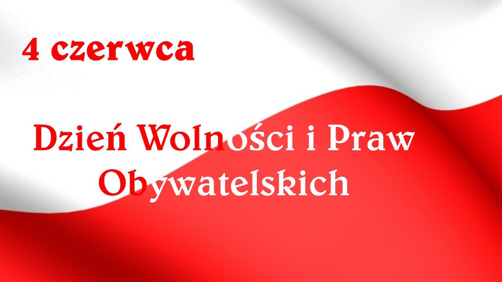 Flaga Polski 4 czerwca